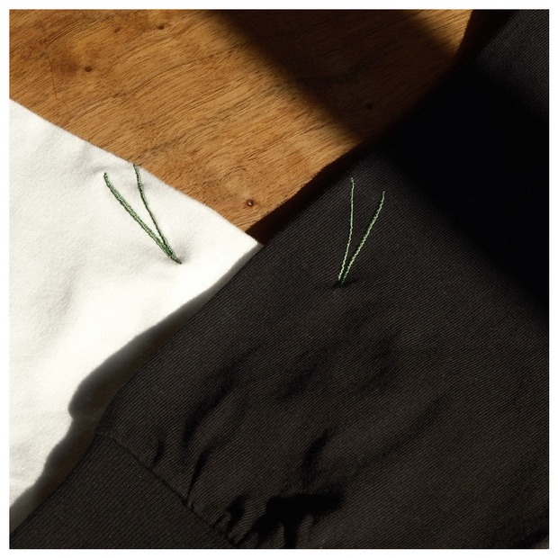 Bonsai Embroidery L/S Tee　- BLACK - 詳細画像